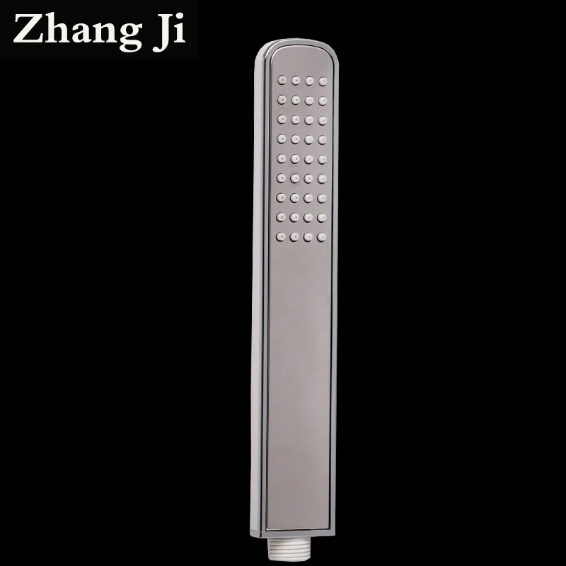 

Zhangji Bar Type Elegant ABS Hand Shower Head Chrome Water Saving White Shower Nozzle Silver Covering Bath Rain Shower Heads