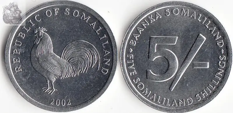 

Somaliland 5 shillings Coin Africa 100% real and Original Coins for Personal Collection UNC New