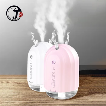 

Christmas Deer Humidifier Air Ultrasonic USB Aroma Essential Oil Diffuser Cool Mist Purifier 7 Color Change LED Night Light