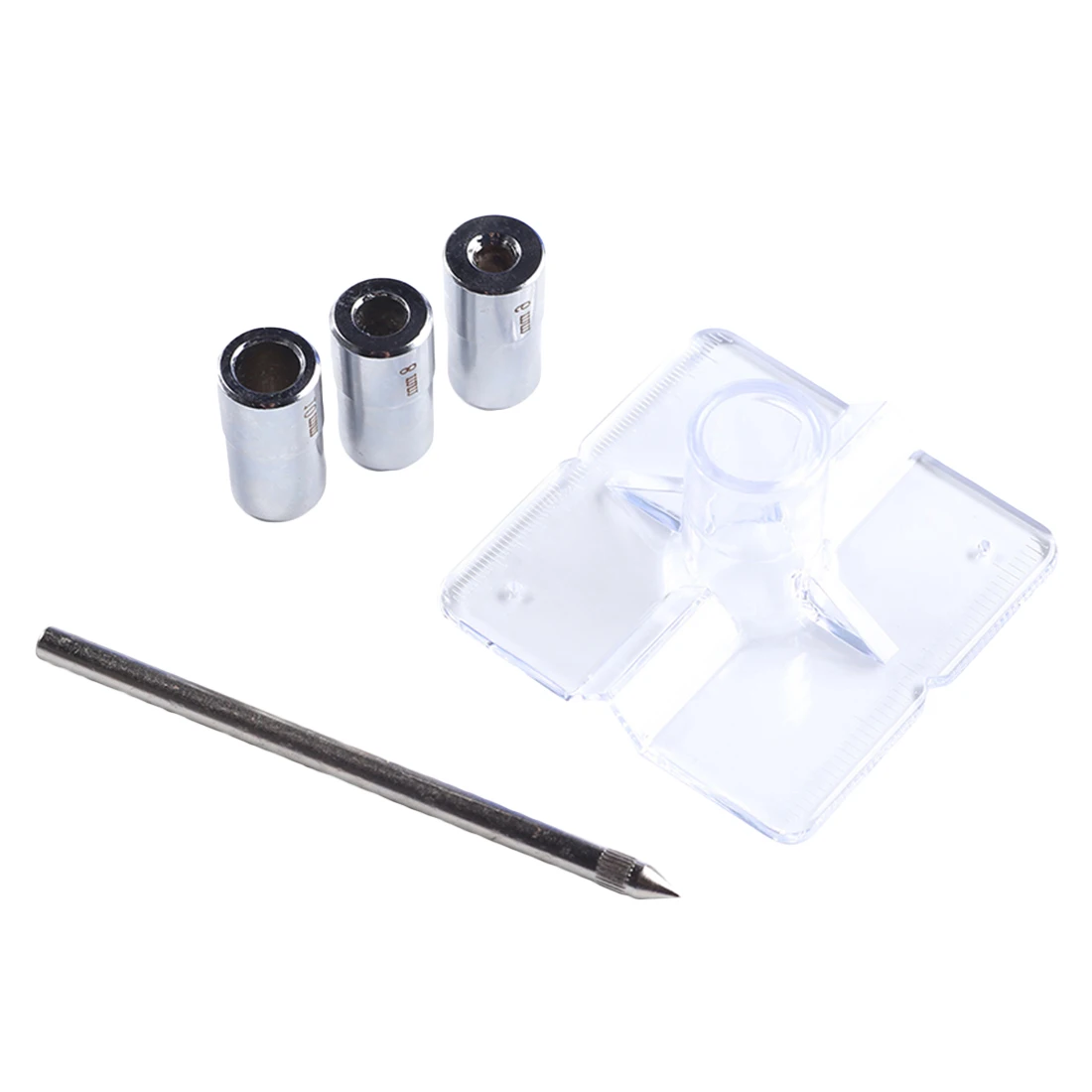 5pcs/Set Woodworking Drill Guide Set 6/8/10mm Mini Pocket Hole Jig  Locator Dowel Jig Guide Power Tool Conductor for Drilling