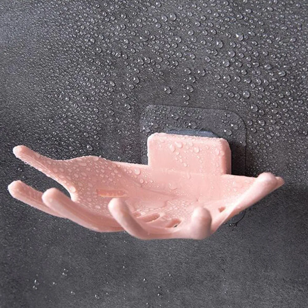 

Bathroom Shower Soap Box Dish Storage Plate Tray Holder Case Soap Holder home storage organization home office storage