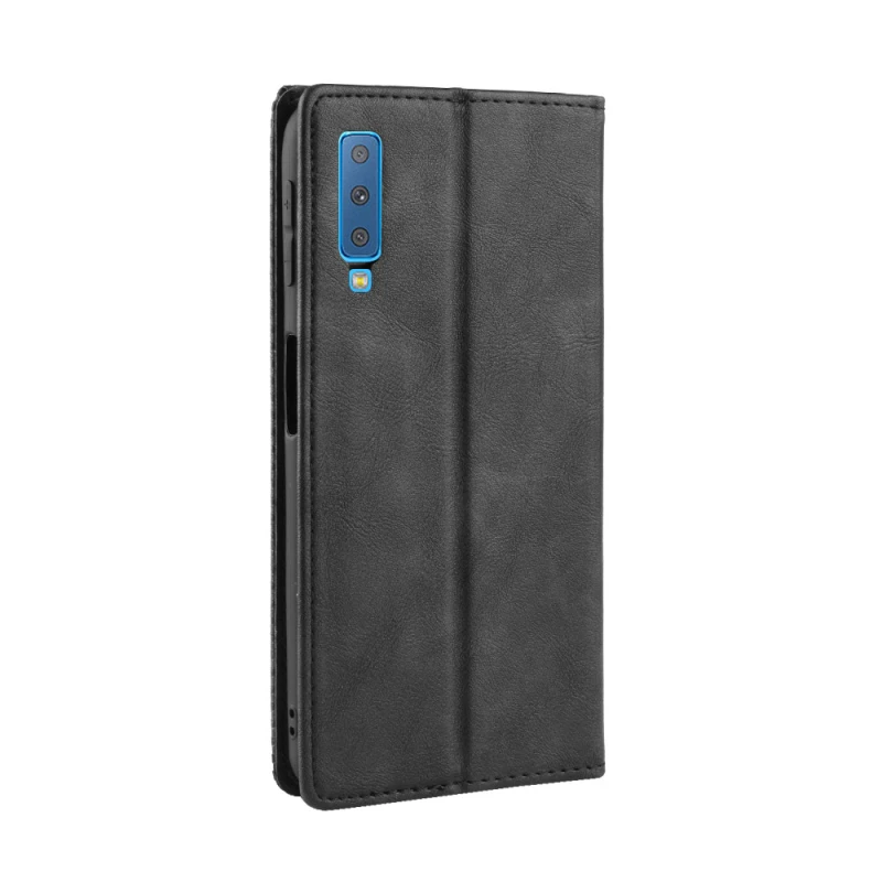 Samsung Galaxy A7 2018 A750 Retro leather flip case_6