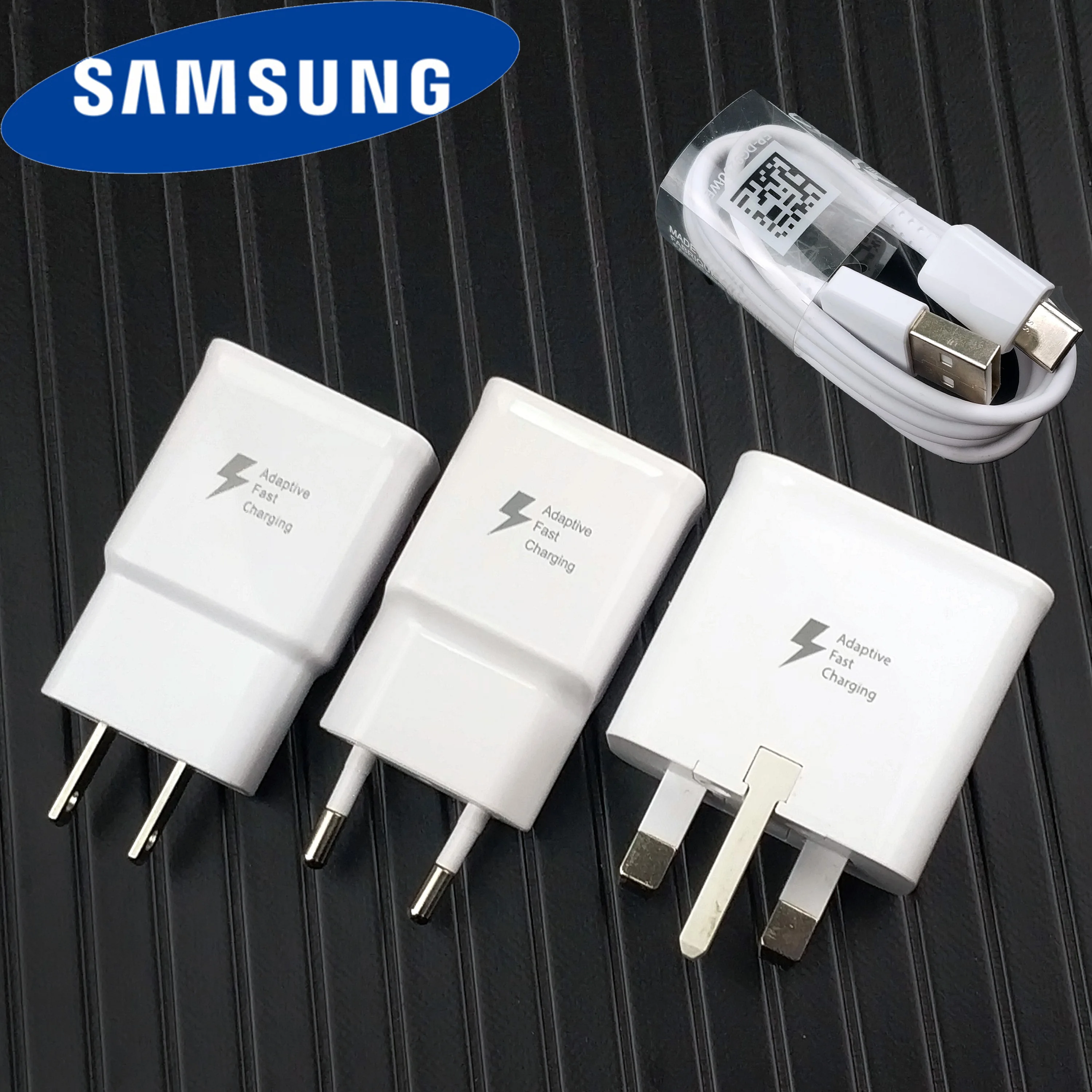 

Original Samsung Galaxy A80 Charger EU Fast 1.67A AFC quick Charge power adapter usb type-c cable for S10 S9 S8 Note 7 8 9 A50