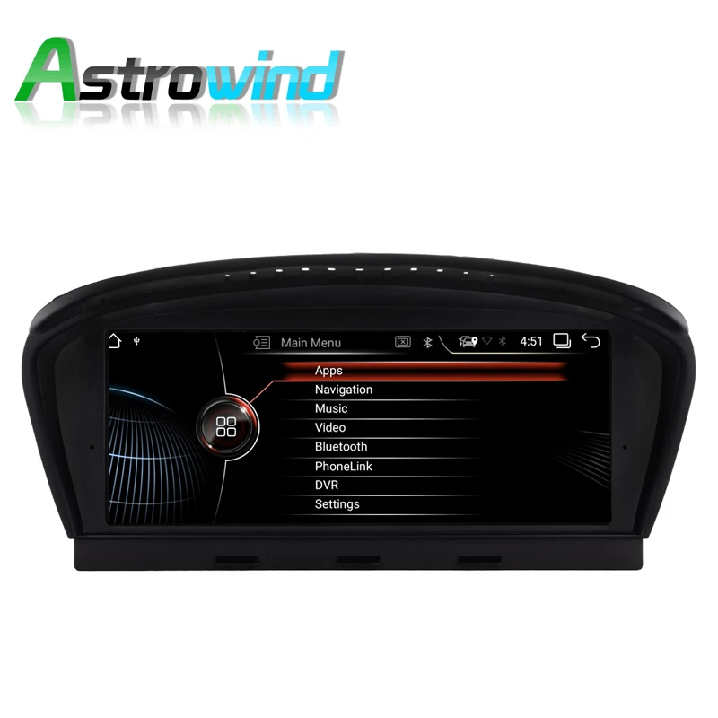 8,8 pulgadas 32G ROM Android 8,1 Auto reproductor GPS sistema de navegación de los medios estéreo para BMW Serie 3 E90 para BMW serie 5 E60 con CCC