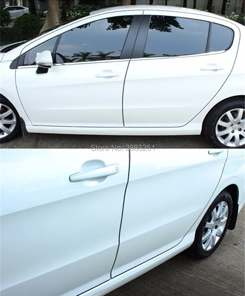 10 м автомобильный Стайлинг автомобиля Защита края двери полосы литья наклейки