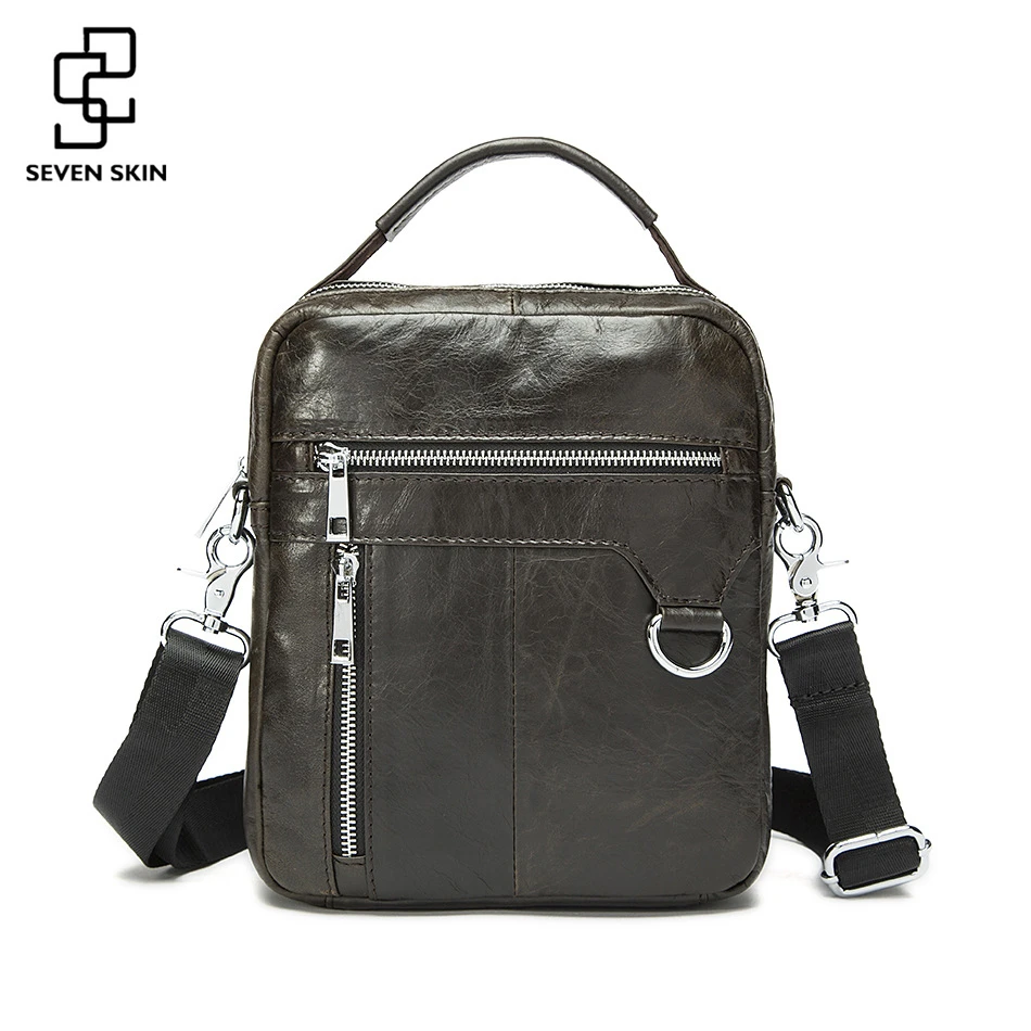 

100% Genuine Cowhide Leather Men Bags Man Crossbody Shoulder Handbag Man Fashion Messenger Bag Male Hot Sale Travel Bags Tote