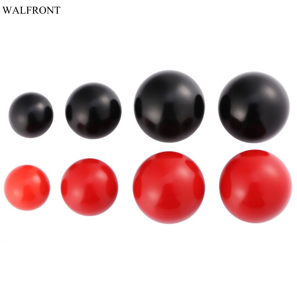

10Pcs/set Round Ball Knob Universal Lathe Tractor Machine Plastic Round Ball Knob Handle Black/Red Color