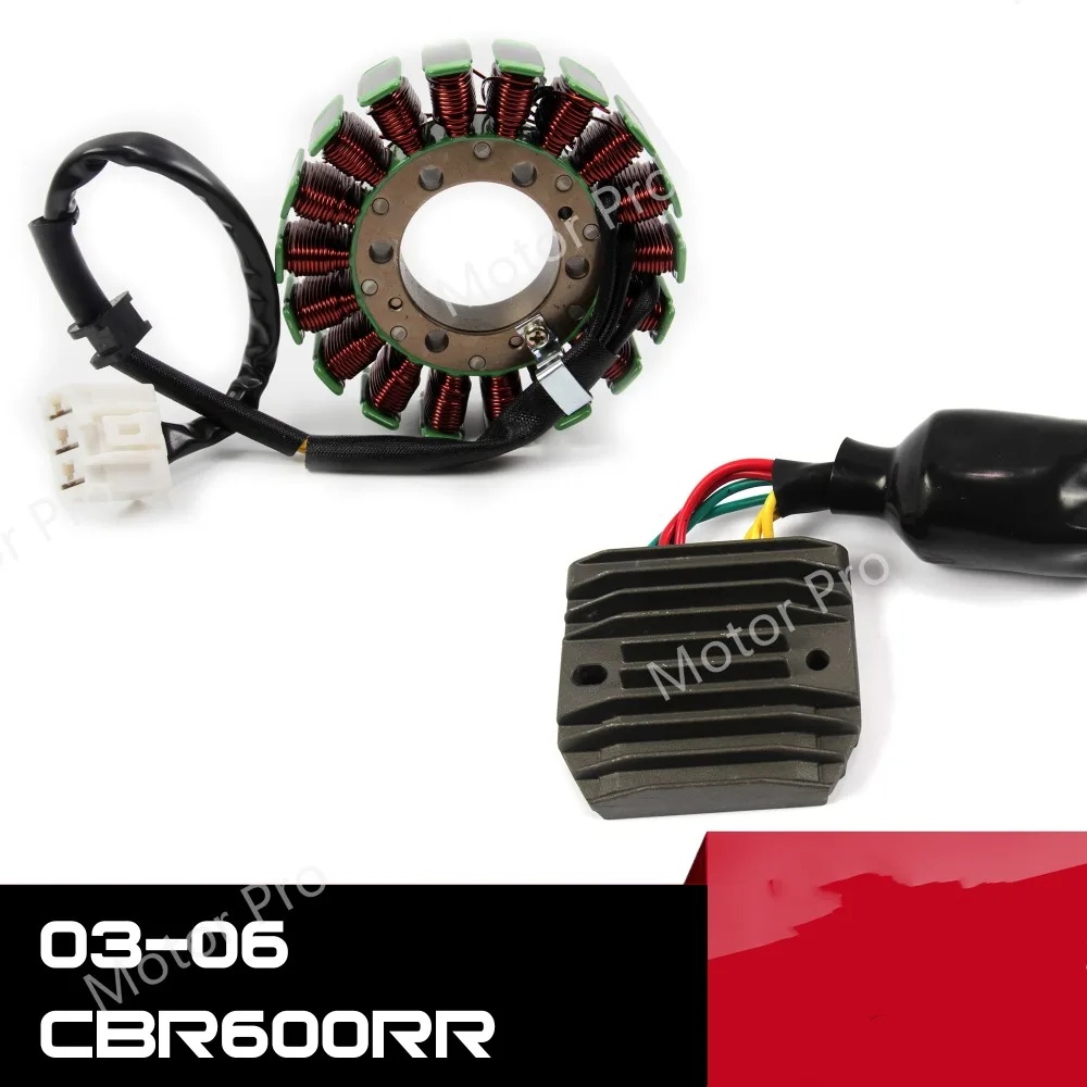 For Honda CBR600RR 2003 2006 Engine Stator Coil and Voltage Regulator