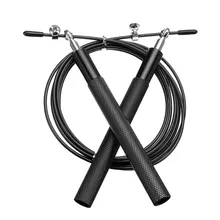 HINST стальная кабельная Скакалка для фитнеса Профессиональная Регулируемая Скакалка для фитнеса, с подшипником упражнения с прыжками оборудование