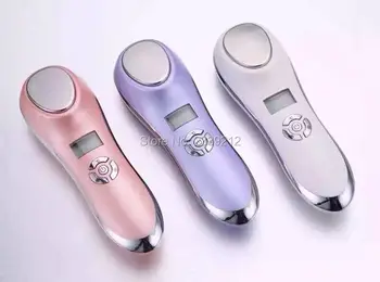 

Ultrasonic Face Lift Skin Care Ultrasonic Vibrate Massager Cleaner Wrinkle Remover Facial Beauty Massager Hot and Cold Hammer