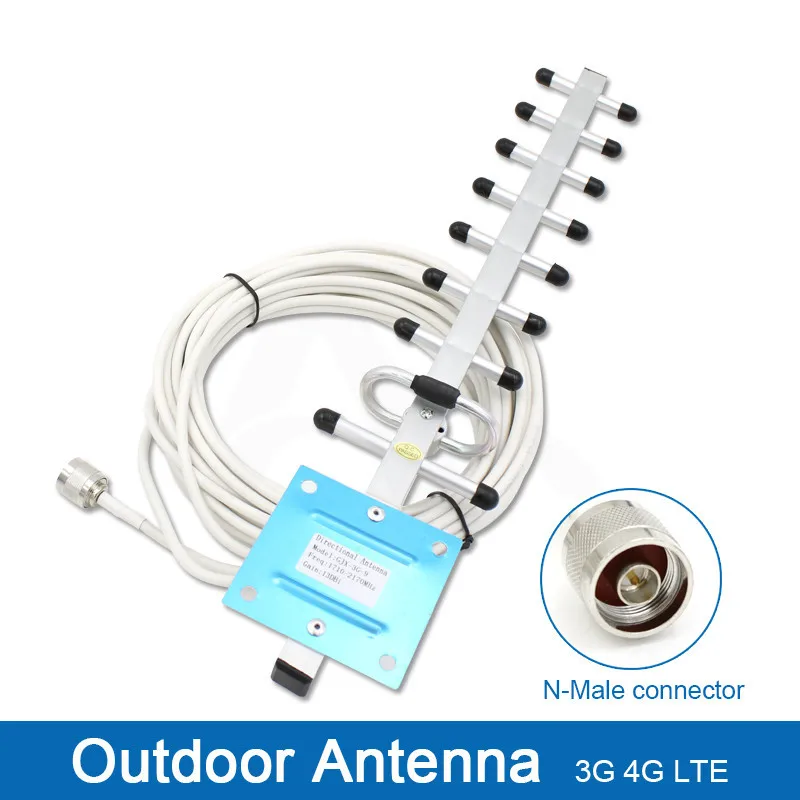 3g 4G антенна 4G LTE1800Mhz yagi наружная антенна 3g внешняя антенна 3g антенна с N штекерным разъемом для мобильного усилителя сигнала