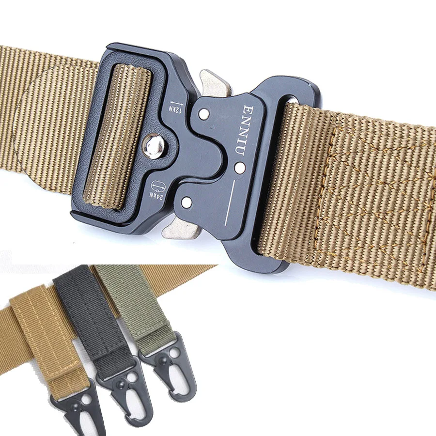 

Knock Off Tactical Belt Nylon Multifunctional Training Belt Military Equipment Soldier Combat Waistband Army Men Sturdy dropship