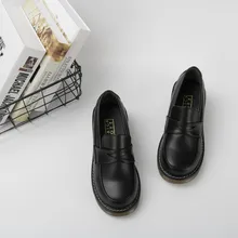 2018 New Japanese Style College Student Uniform Shoes Cosplay Lolita Shoes for Women/Girls Black/Brown Platform Shoes Size 35-40 цена 2018 New Japanese Style College Student Uniform Shoes Cosplay Lolita Shoes for Women/Girls Black/Brown Platform Shoes Size 35-40 цены онлайн