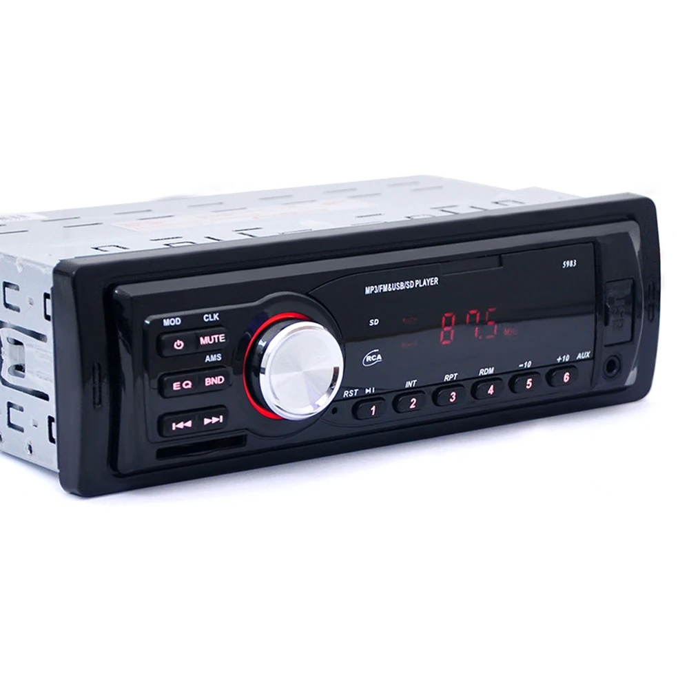 5983 12 В автомобиля Радио аудио плеер стерео mp3 fm передатчик Поддержка FM USB/SD/MMC Card