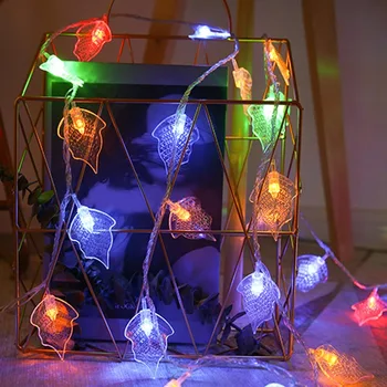 

Willow Tree Leaves Shape 100 LEDs String Night Lights Waterproof Flashing Lamp Holiday Garden Decoration Lamp Christmas Lights