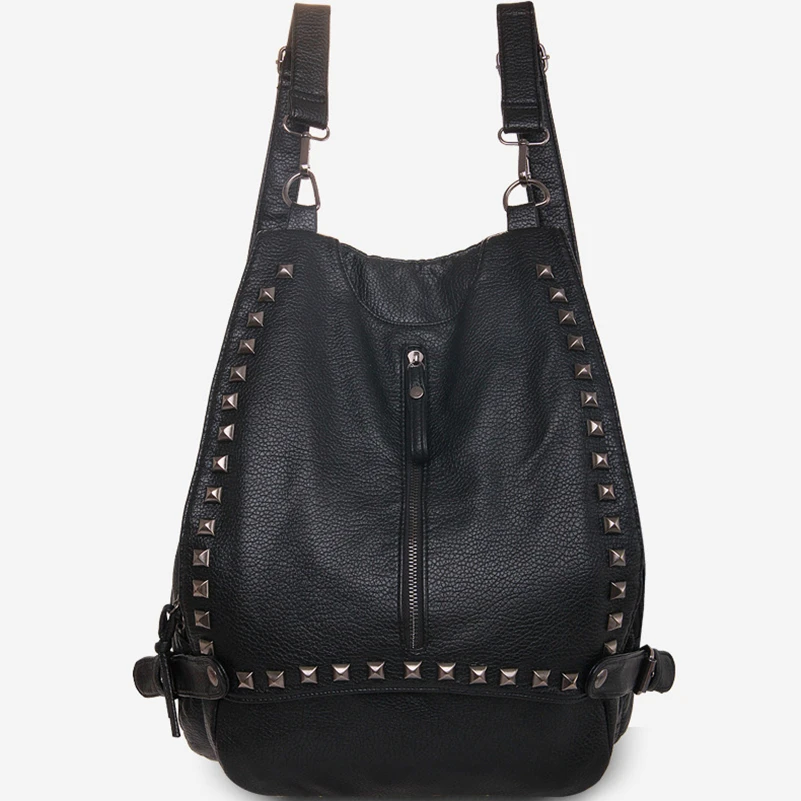 YOUNNE Women Leather Backpack Female Zipper Fashion Style Backpacks Young Girl Casual Shoulder Bag Lidy Softback Solid Hand Bag02