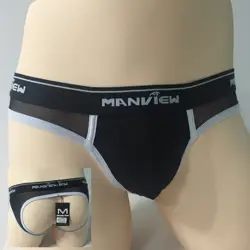 Manview бренд модал U Pouch сетка ткань jockstrap сексуальное мужское нижнее белье трусы Размер M-PLUS Размер jock мужские стринги и стринги