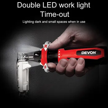 

LED Electric Screwdriver Set Lithium-ion Rechargeable Household Multi-function Screwdriver Mini Electric Batch Hand Power Tool