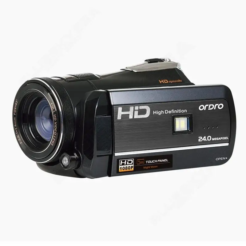 

ORDRO HDV-D395 WIFI Full HD 1080P 18X 3.0" Touch LCD Screen High Resolution Touchscreen Remote Control DVR Digital Camera