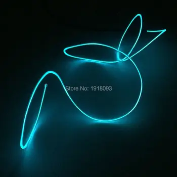 

Hot sales 2.3mm 1Meter Wedding decorative Transparent blue LED neon light For Carnival Decoration