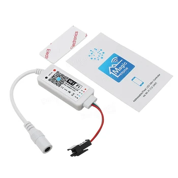 

SPI Programmable WIFI Controller For WS2811 WS2812B SK6812 Addressable Digital LED Strip Lights