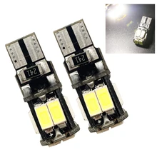 T10 Canbus! 50 шт. t10 W5W 194 168 5630 10 SMD CAN-шина 10 светодиодные Внутренние светодиодные лампы белый 6000 К Canbus 300LM