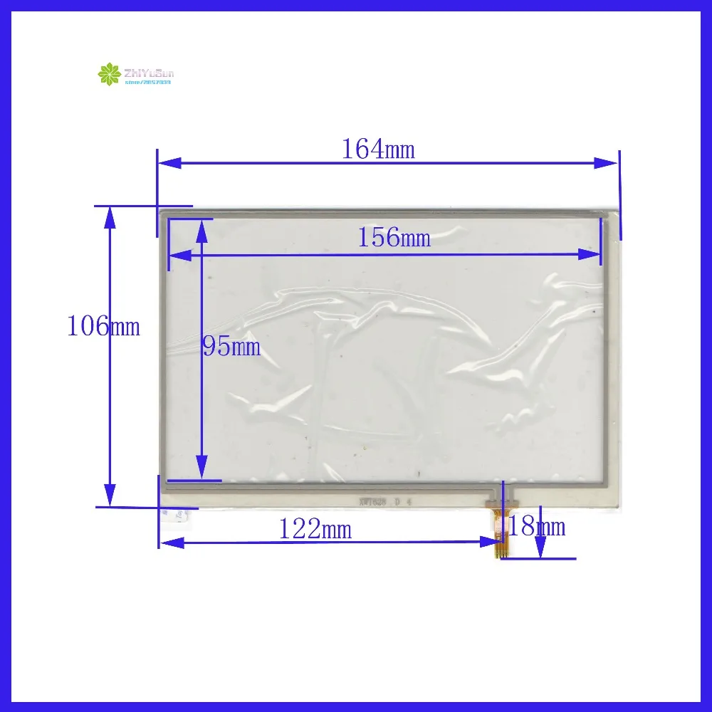 ZhiYuSun XWT628 164 мм * 106 сварочный Тип дигитайзер сенсорный экран Ремонт Запчасти comptable 7