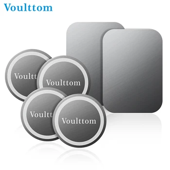 

Mount Metal Plate - 6 Pack Universal Metal Disc Replacement Kit with Non-Marking 3M Adhesive Compatible for Cell Phone Magnetic