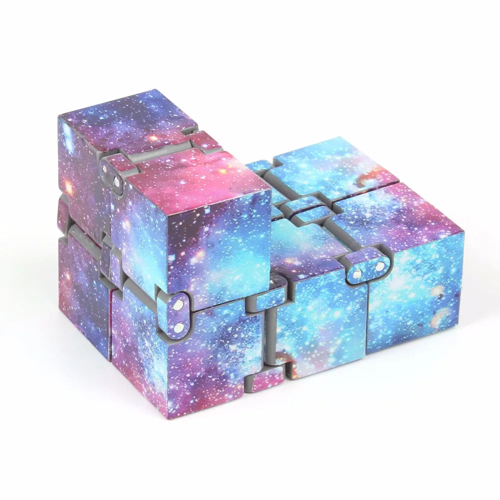 Infinity Cube Prime потрогать палец игрушка галактика снижение давления 4x4x4 см время для