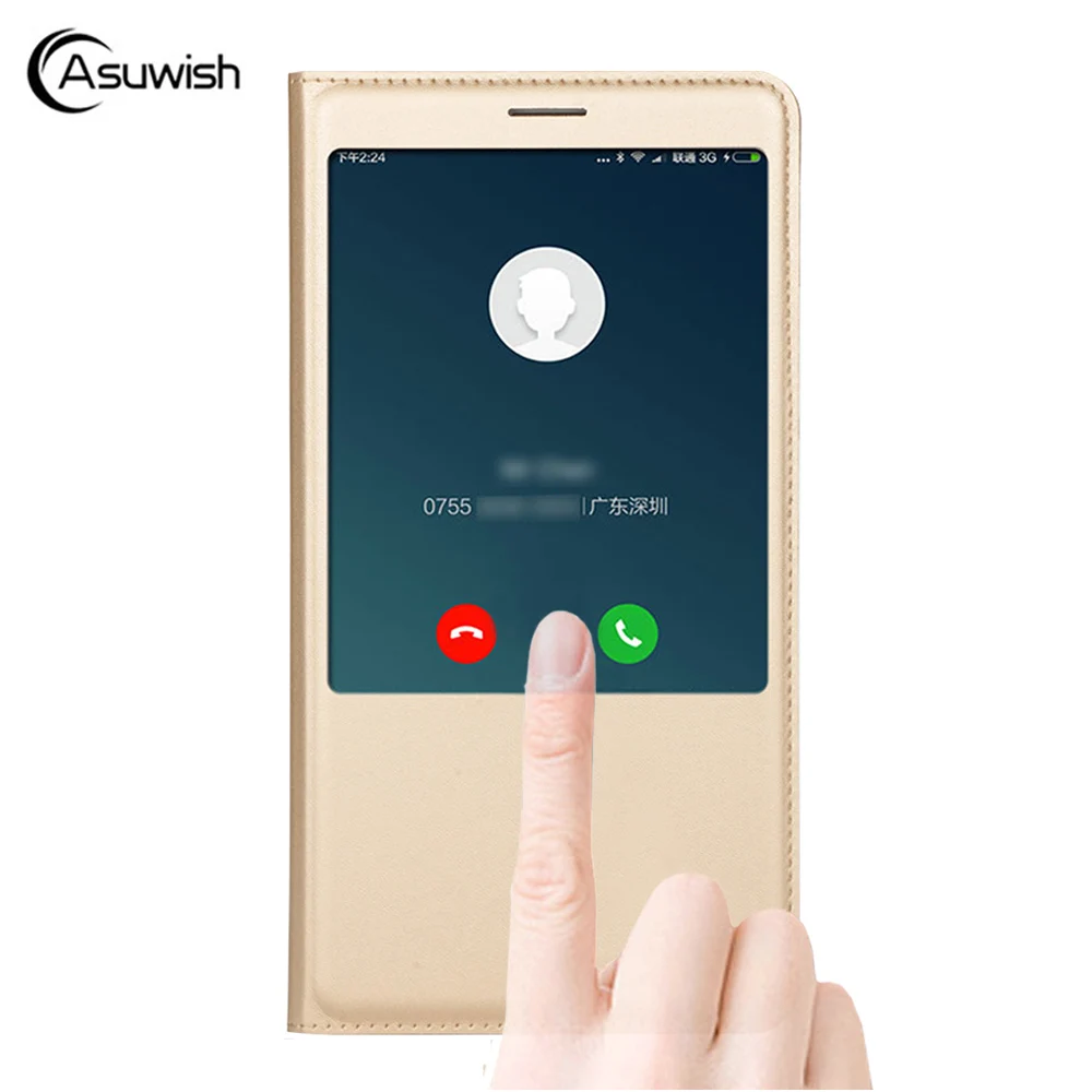 

Flip Cover Leather Magnetic Case For Xiaomi Redmi Note 4x Note 4 Pro X Prime Note4 Note4x Xiomi Xaomi Smart View Phone Case 5.0