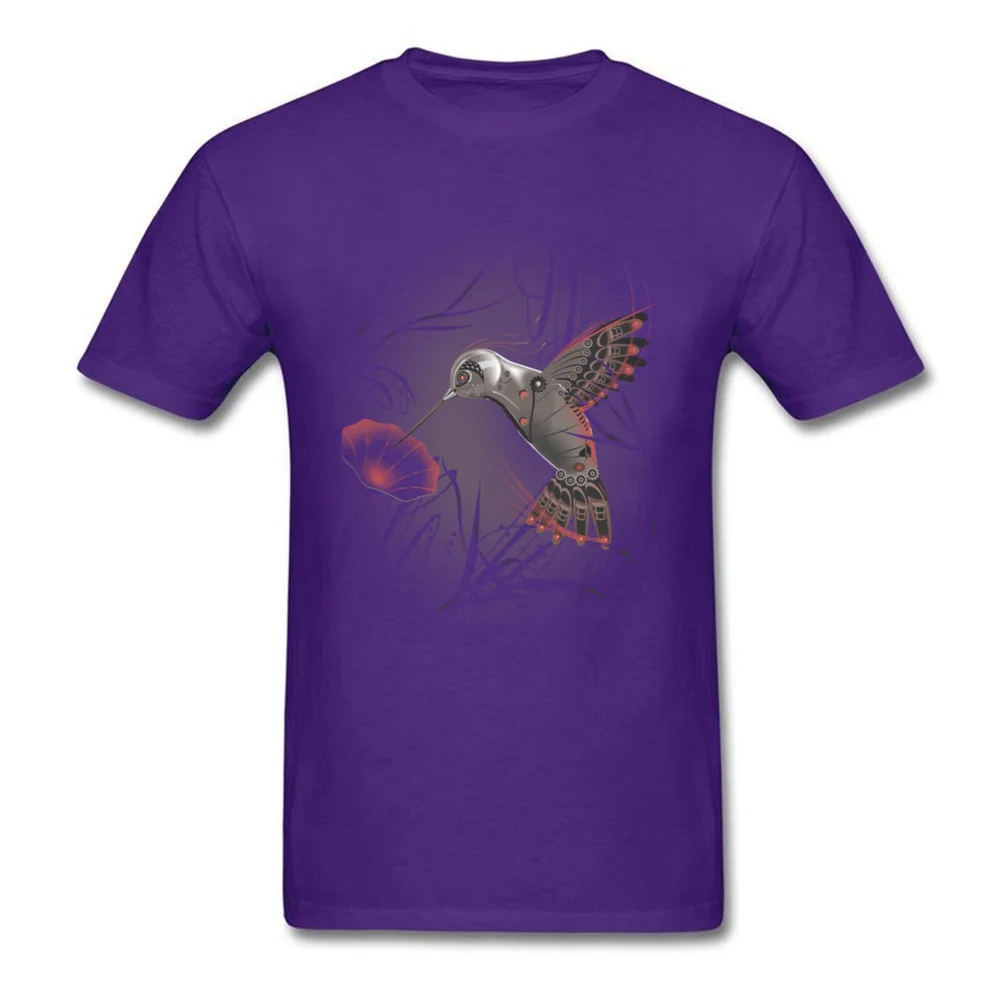 cyborg nature 100% Cotton Men's Short Sleeve Tops Shirt Birthday Summer/Fall T Shirts Street Tee Shirt Special O-Neck cyborg nature purple
