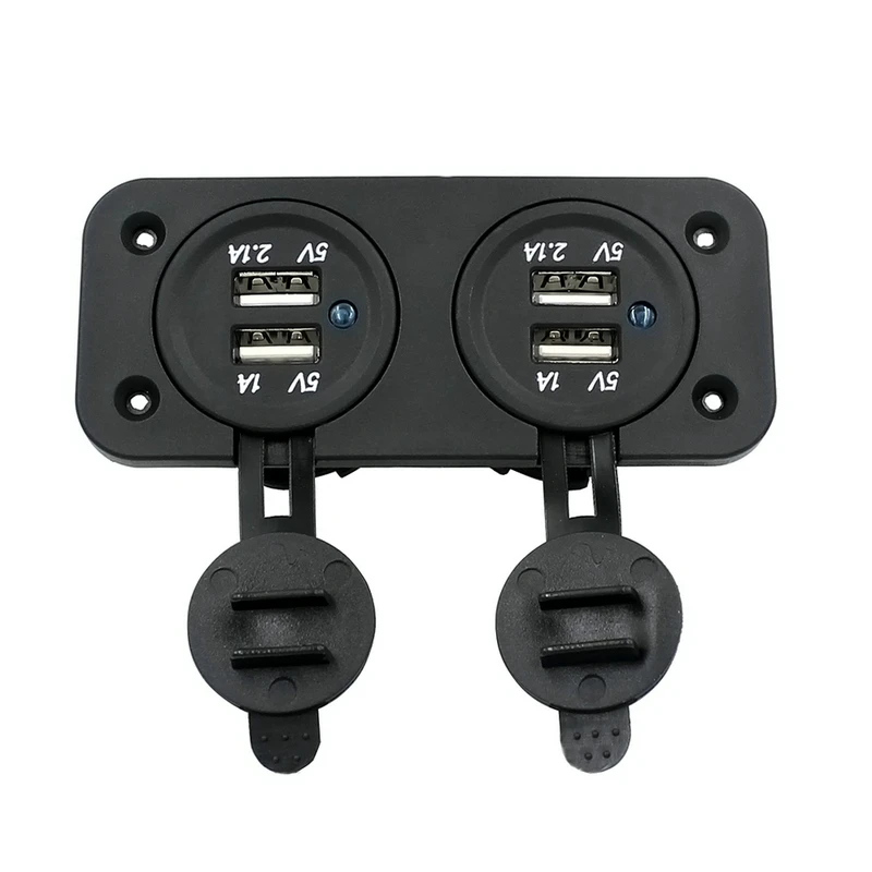 20 шт./лот, двойной USB порт, автомобильное зарядное устройство с 12 В, адаптер питания, комбинированные адаптеры