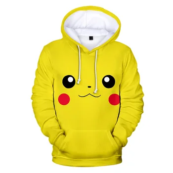 Z&Y 3-20Y 2019 3d Pokemon Hooie Kids Detective Pikachu Hoodies Boys Sweatshirts Fashion Girls Tops Cartoon Coat Pullover Jumpers 2