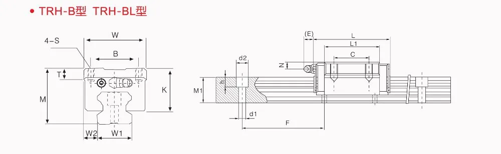 1 шт. 15 мм ширина TRH15 L = 800 мм линейная направляющая с 2 шт. TRH15B линейный рельсовый блок для деталей с ЧПУ