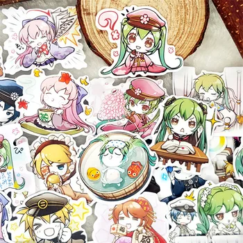 

40 Pcs Cartoon character Style Decorative Stickers Adhesive Stickers Scrapbooking DIY Decoration Diary Stickers Bookmark toys