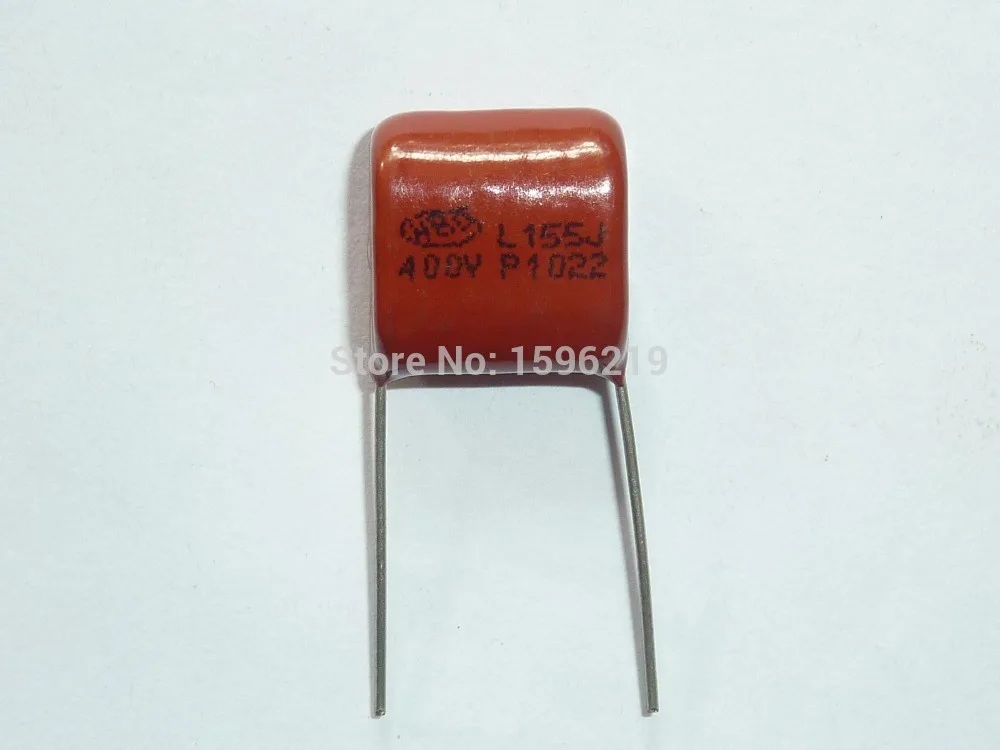 

100pcs CBB capacitor 155 400V 155J 1.5uF 1500nF P15 CL21 Metallized Polypropylene Film Capacitor