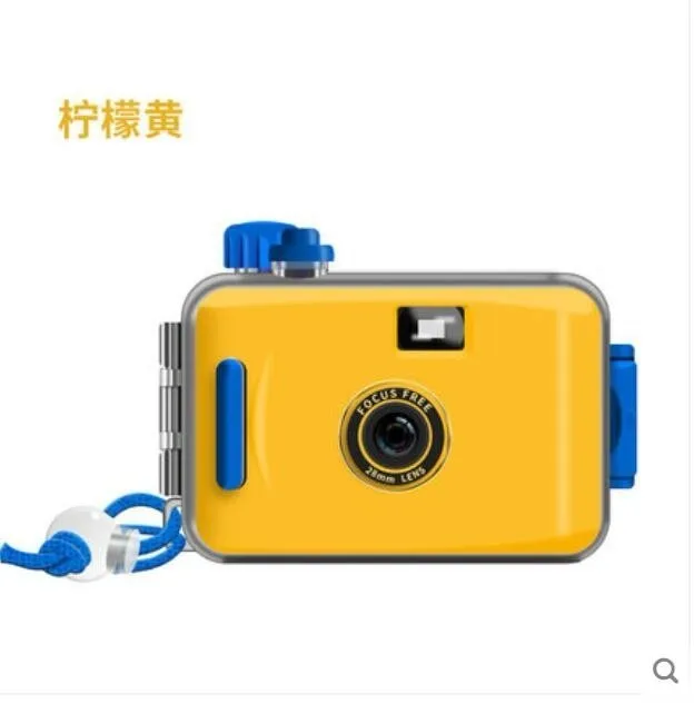 Instax Mini розовый Камара Ins тупо мгновенная камера одноразовые Câmera 135 пленка водонепроницаемый подарок Lover раздел прекрасный - Цвет: yellow