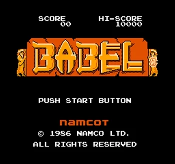 

Babel No Tou Region Free 8 Bit Game Card For 72 Pin Video Game Player