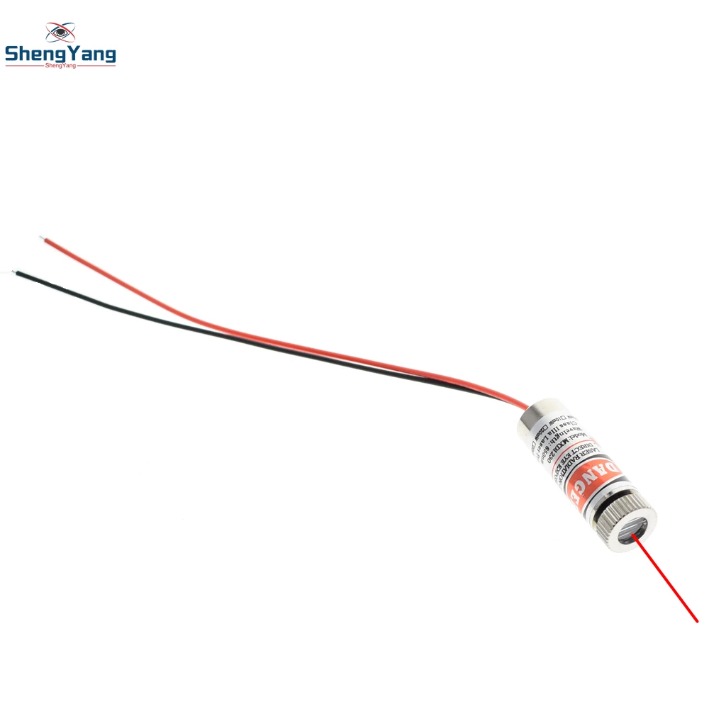 1 шт. ShengYang 650nm 5 мВт линейный красный лазерный модуль головка стеклянная линза Фокусируемый промышленный класс