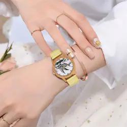 Для женщин Мода силикагель группа аналоговые кварцевые Круглый наручные часы Элитный бренд наручные часы для женщин дамы