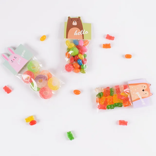 Gummy Bear Glass Ornament Candy Bag Decoration Party Supply Birthday Sweet  Kid