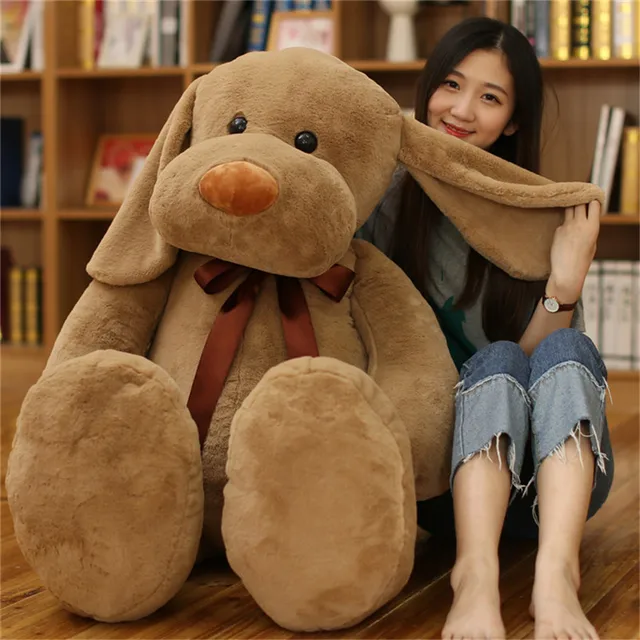 Fancytrader Jumbo Plush Puppy Dog Toys for Kids Big Stuffed Sofe Anime