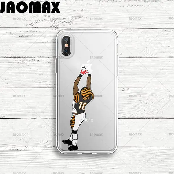 Jaomax Американский футбол силиконовый чехол для телефона для iPhone 11 Xs Xr 7 8 Plus 6S прозрачный силиконовый мягкий ТПУ чехол для телефона - Цвет: Pattern 1