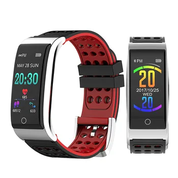 

E08 Smart Bracelet Fitness Tracker Heart Rate Monitor ECG/PPG Blood Pressure Waterproof Smart watch for IOS Android Phone