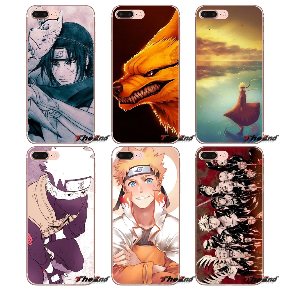 Чехол для Apple iPhone X 4 4S 5 5S SE 5C 6 6S 7 8 Plus 6Plus 7plus 8plus Fundas Coque Naruto Uzumaki Kakashi Hinata Akatsuki |