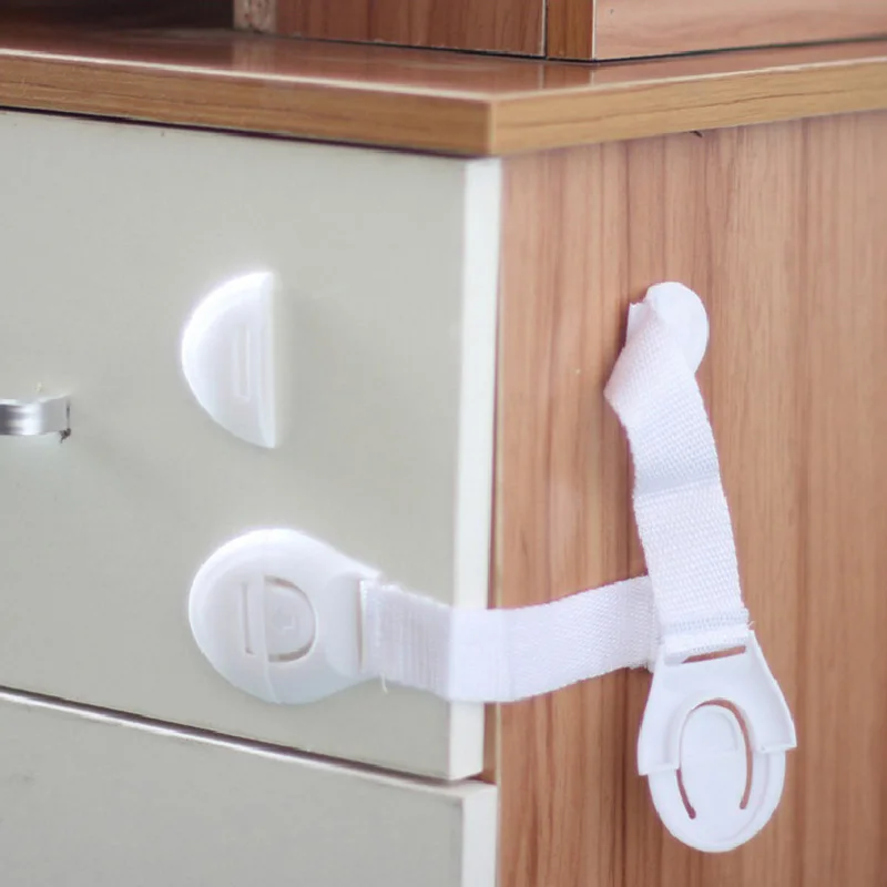 

10/20Pcs Baby Safety Locks Child Kid Security Furniture Latche for Drawer Cabinet Fridge Toile tfurniture lock _WK
