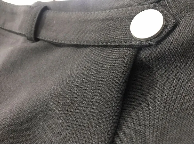 Женская мини-юбка трапециевидной формы с завышенной талией, шорты с искусственным поясом, черные юбки для женщин, летняя Офисная Женская одежда