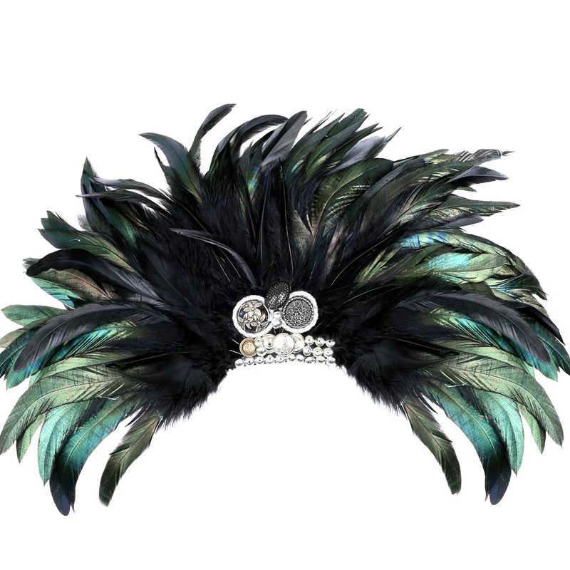 الزفاف تجارية (سابقا) الدعاوى مأدبة بروش ريشة سوداء مرساة زهرة الصدار الملابس Accesory العروة مقاطع طوق بروش دبوس