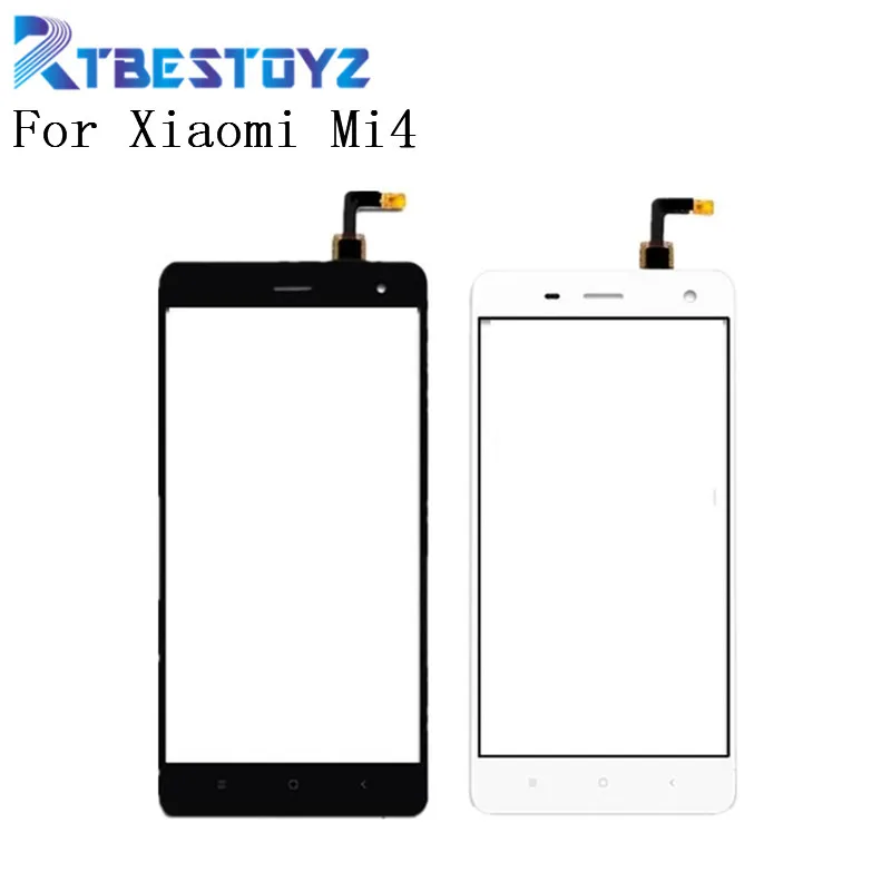 RTBESTOYZ 5 0 ''для Xiaomi Mi 4 Mi4 сенсорный экран дигитайзер сенсор внешняя стеклянная