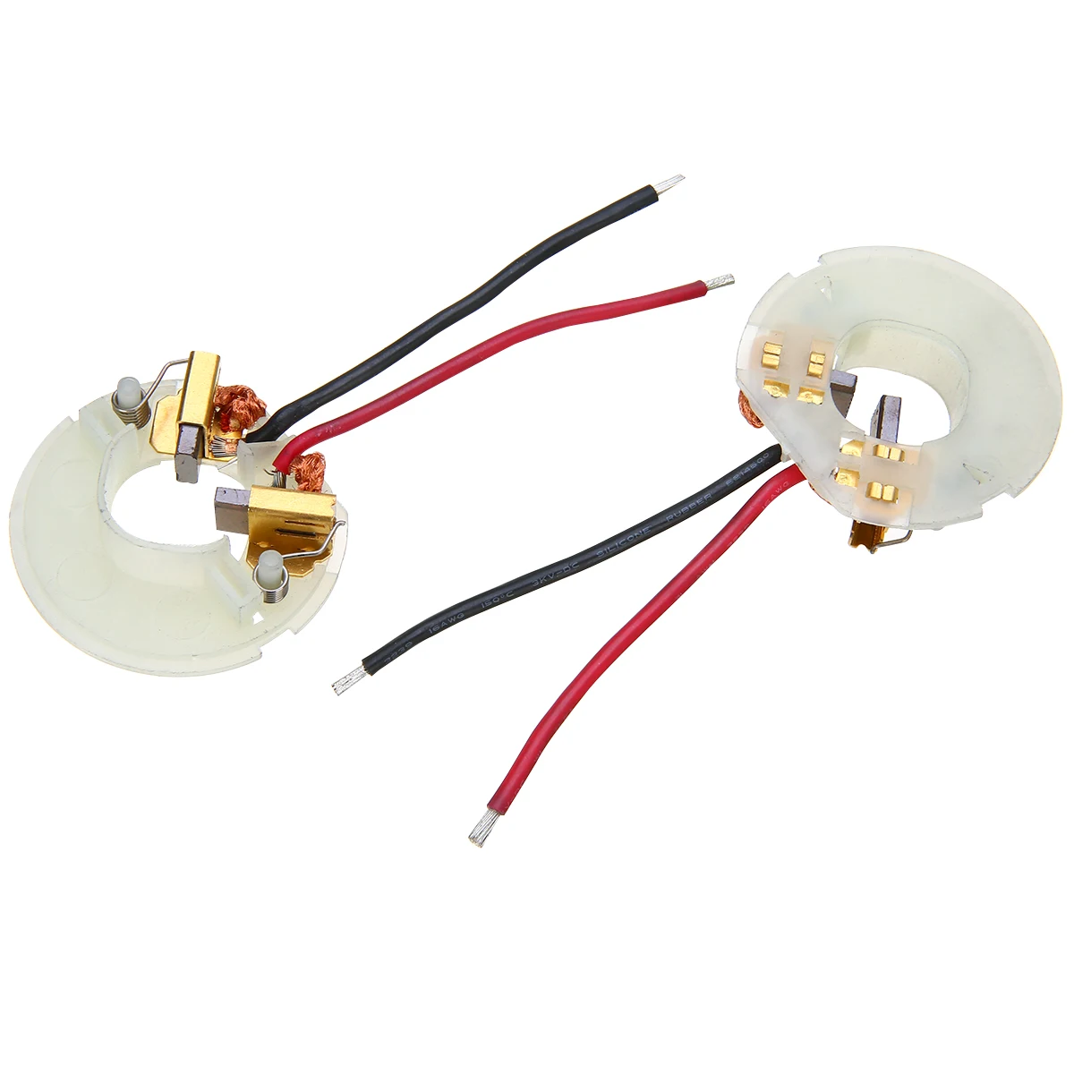 New 2pcs Carbon Brushes + 2pcs Carbon Brushes Holder Replace For HILTI SFC14-A SFC14A SFC 22-A 22A